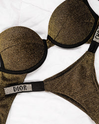 CHRISTIAN DIOR SHIMMERY BIKINI