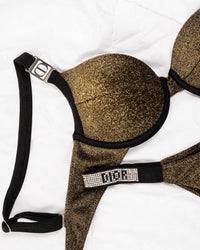 CHRISTIAN DIOR SHIMMERY BIKINI