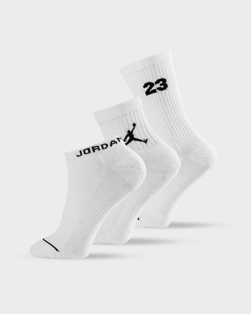 JORDAN CUSHIOND CREW, QUARTER, ANKLE 3PK