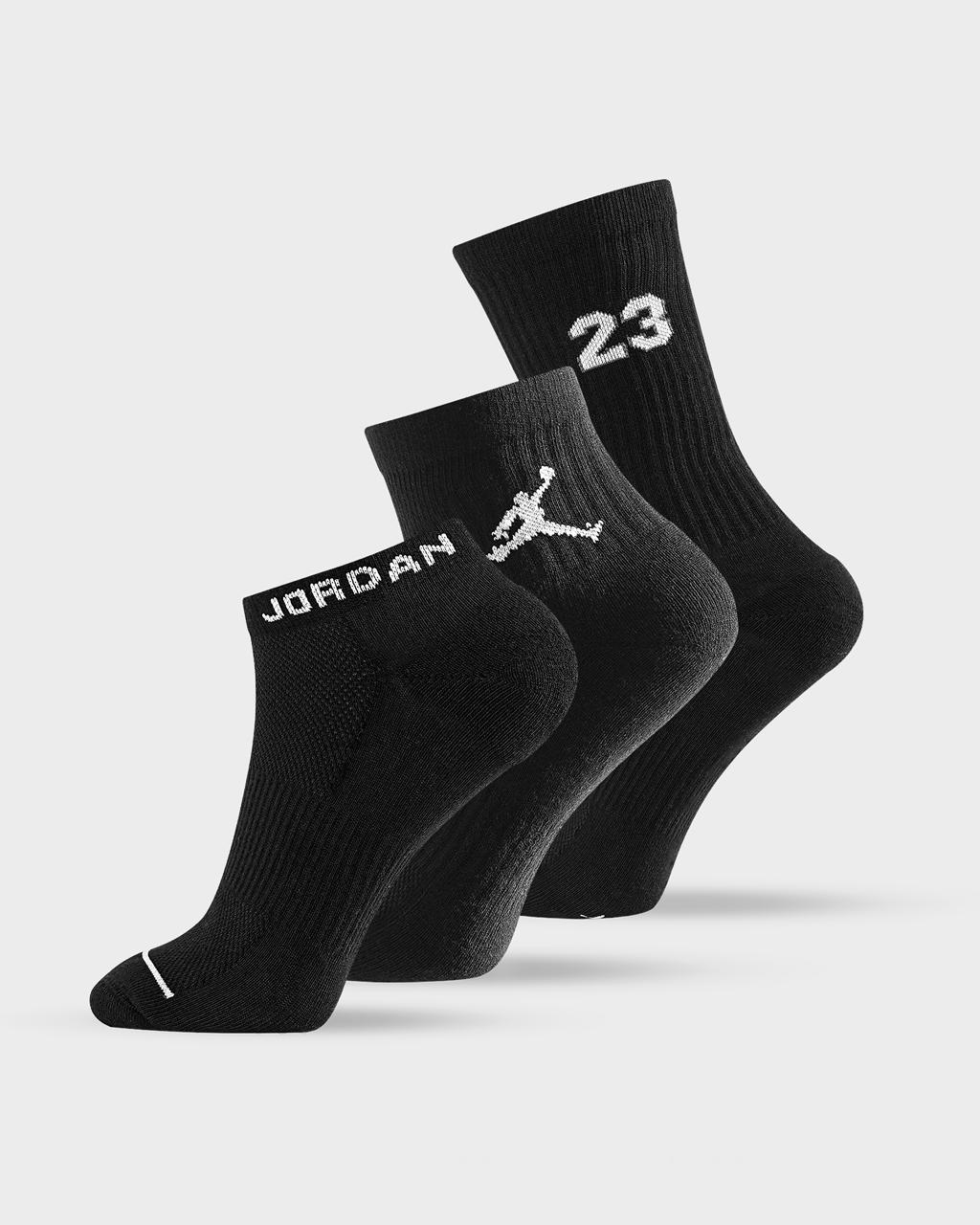 JORDAN CUSHIOND CREW, QUARTER, ANKLE 3PK