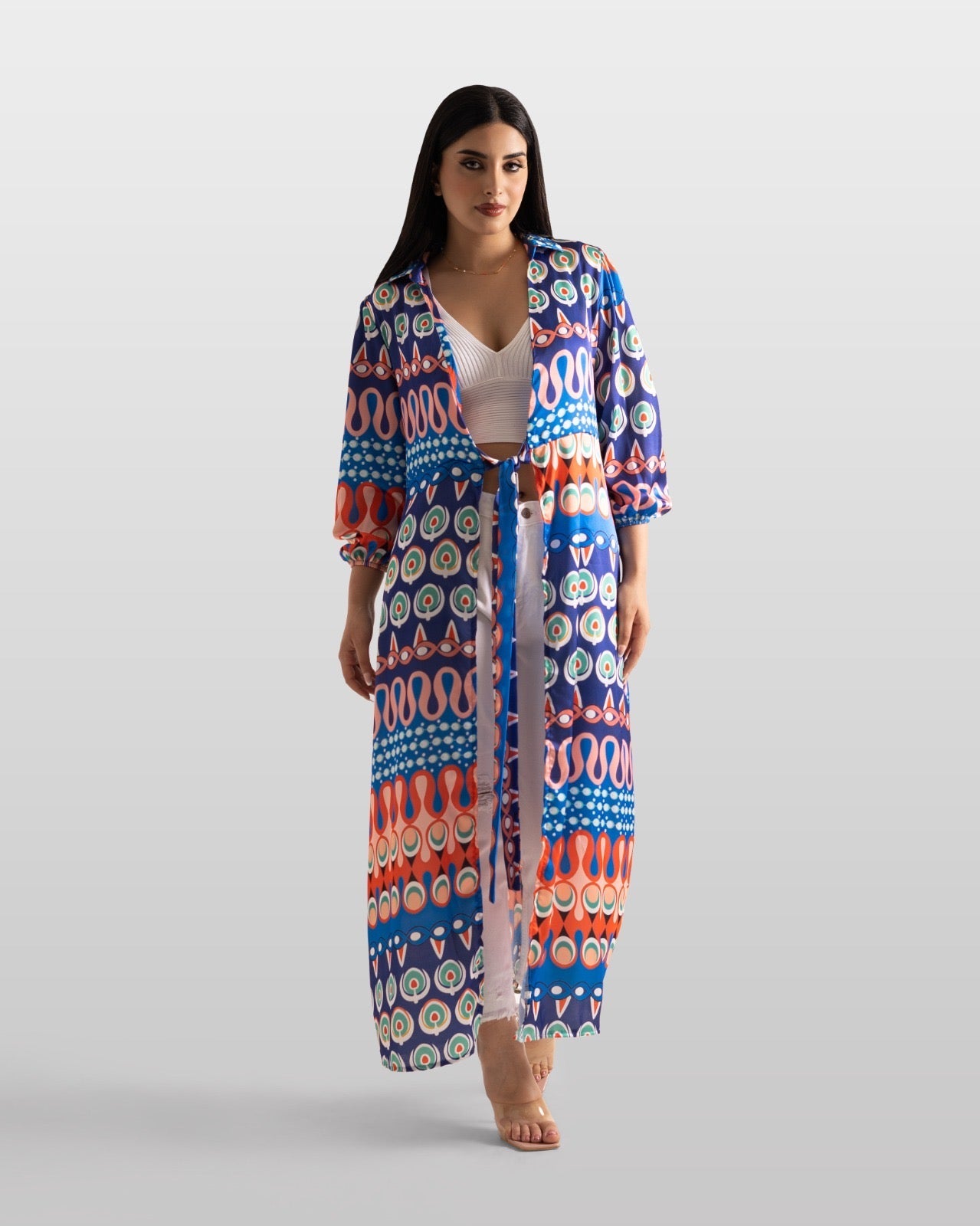 STYLE-Colorful-Glossy Kaftan