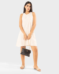 STYLE-Powder White-Lily Dress