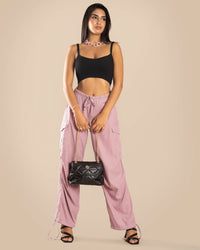 BONBON-Pink-Parachute Pants