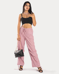 BONBON-Pink-Parachute Pants