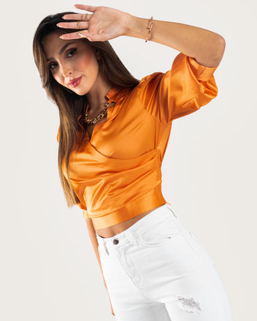 STYLE-Orange-Smooth Talk Shirt