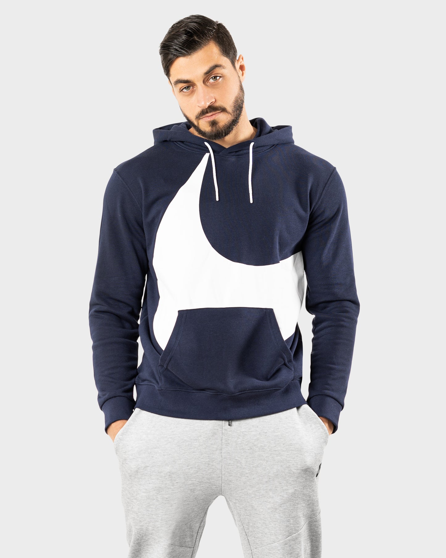 NIKE SEMI-BRUSHED SWOOSH HOODIES