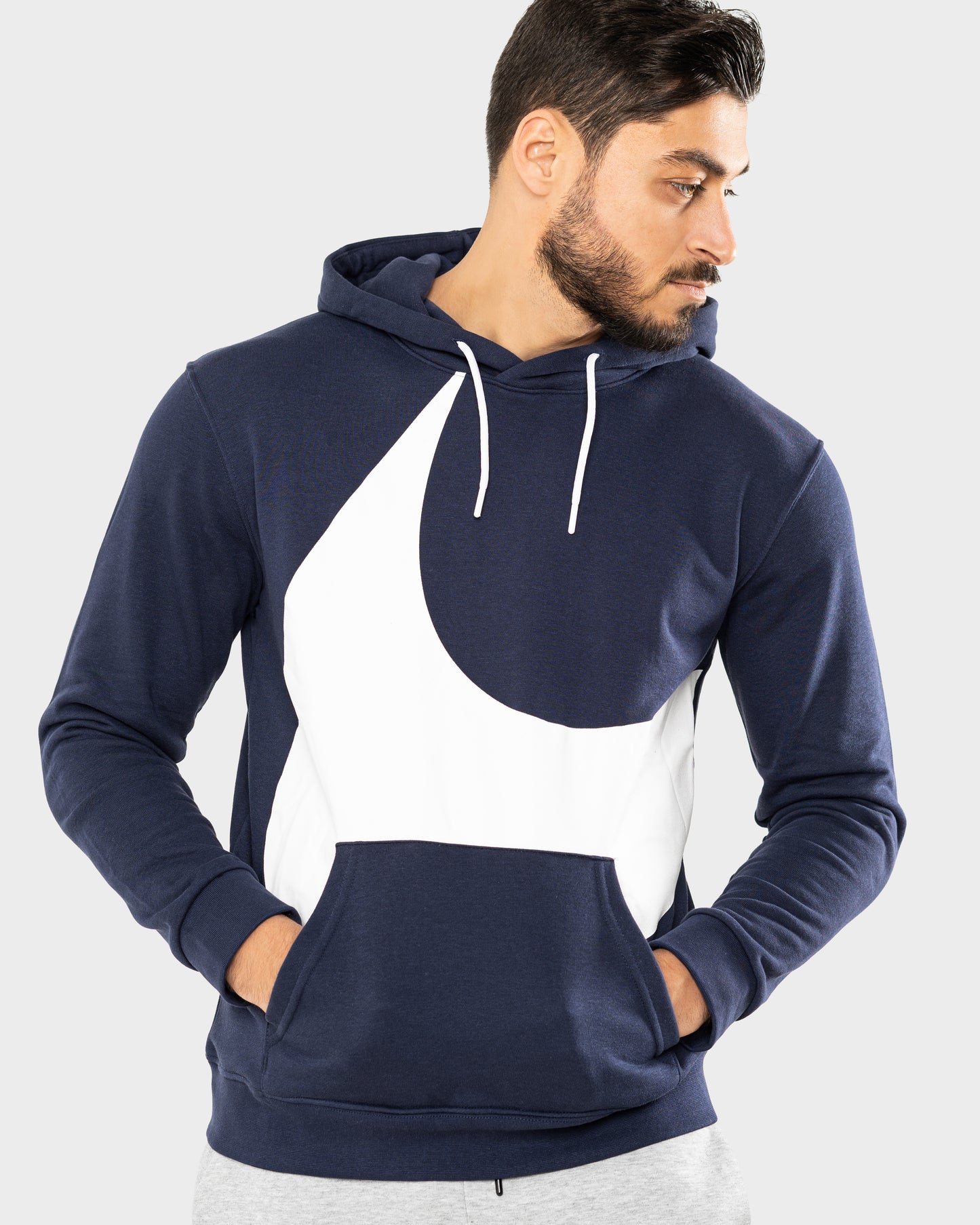 NIKE SEMI-BRUSHED SWOOSH HOODIES