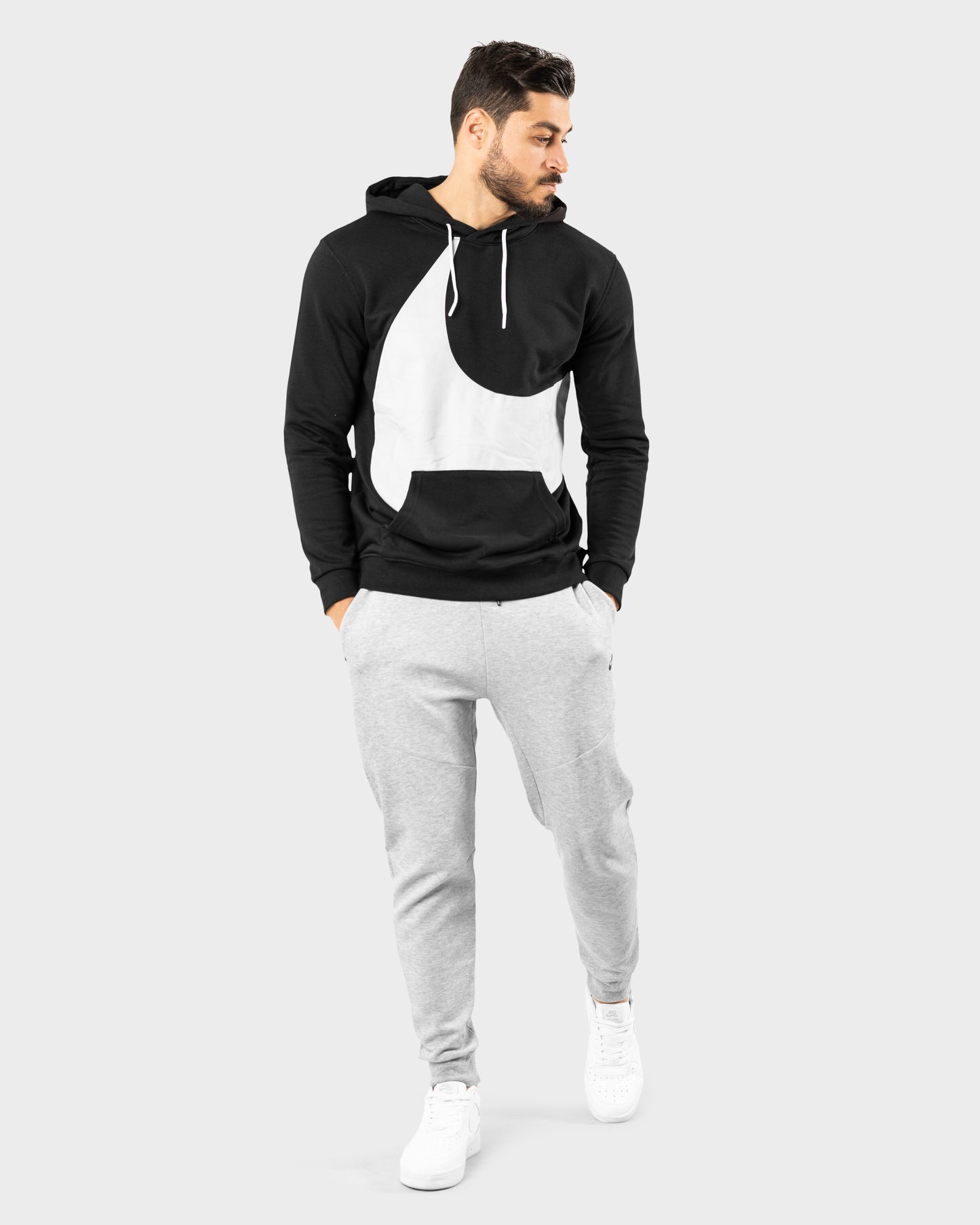 NIKE SEMI-BRUSHED SWOOSH HOODIES