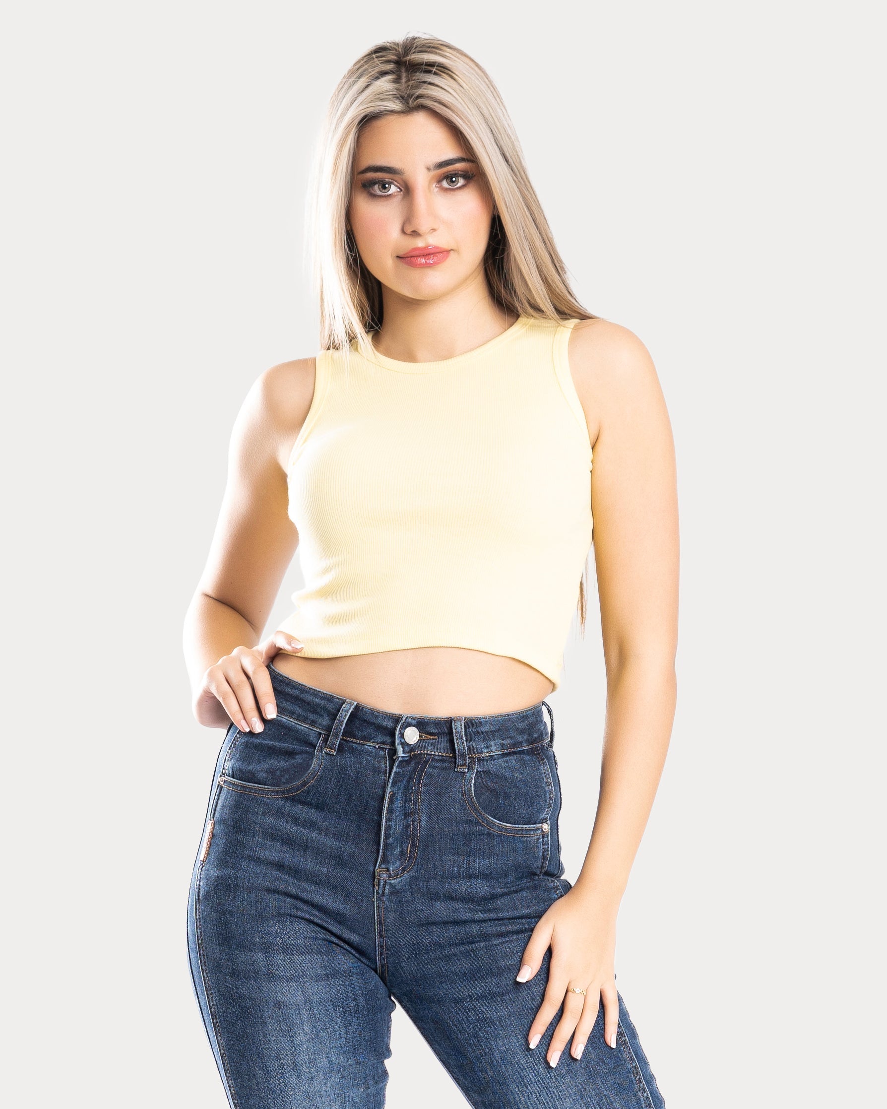 STYLE-Lemon-Sweet Cropped Tank Top