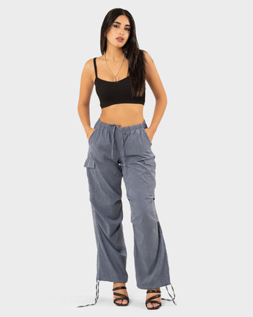 BONBON-Blue-Parachute Pants