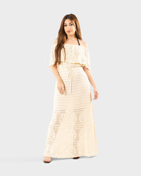 STYLE-Beige-Bohemian CoverUp Dress