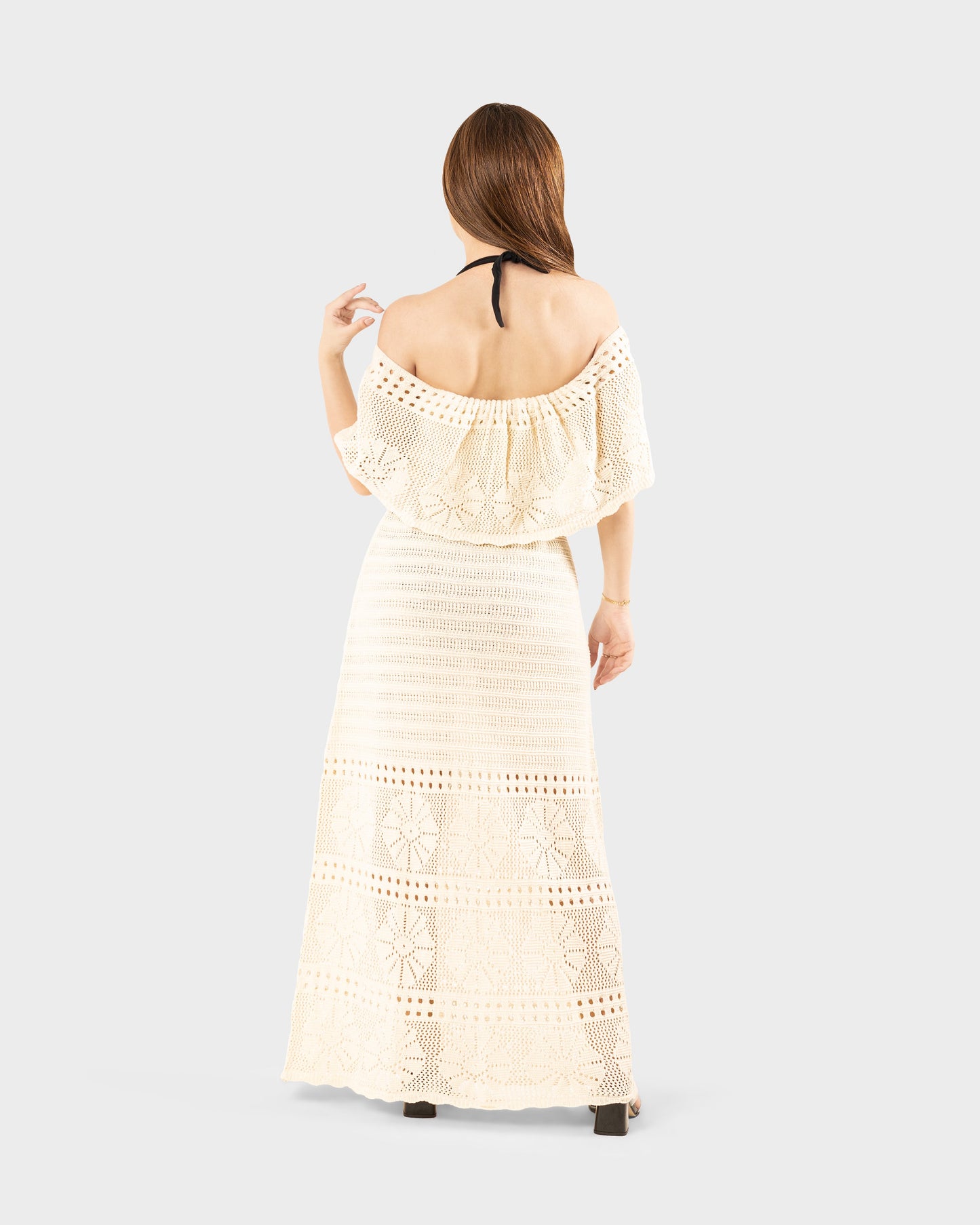 STYLE-Beige-Bohemian CoverUp Dress