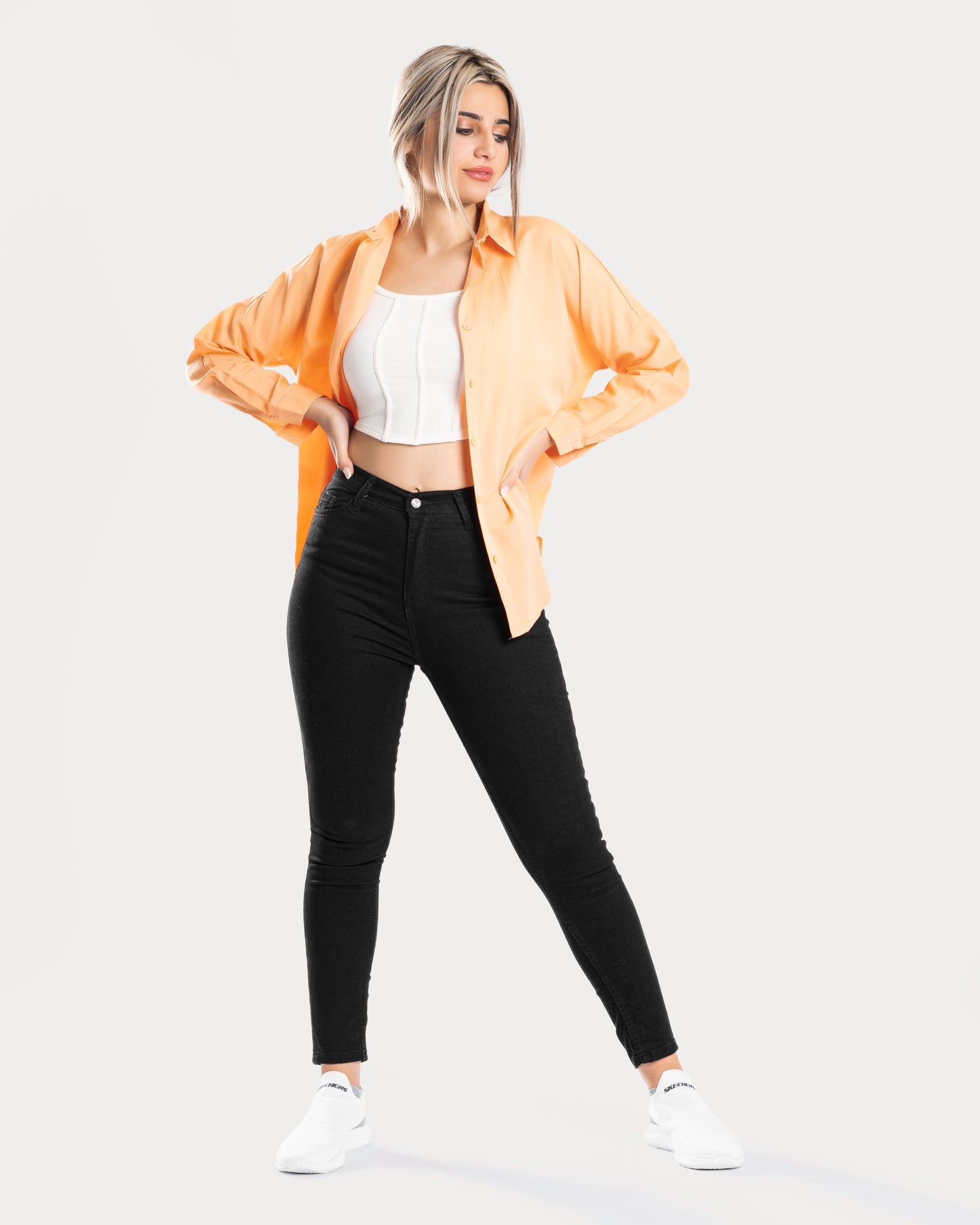 STYLE-Orange-Basic Shirt