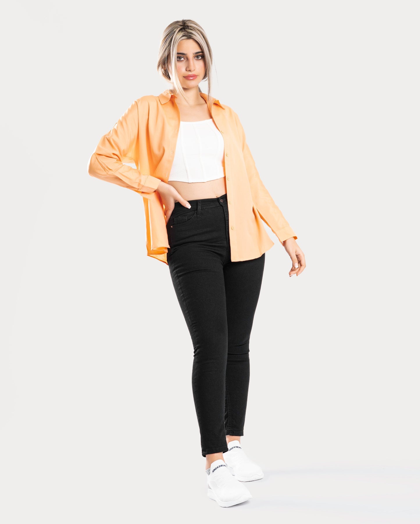 STYLE-Orange-Basic Shirt