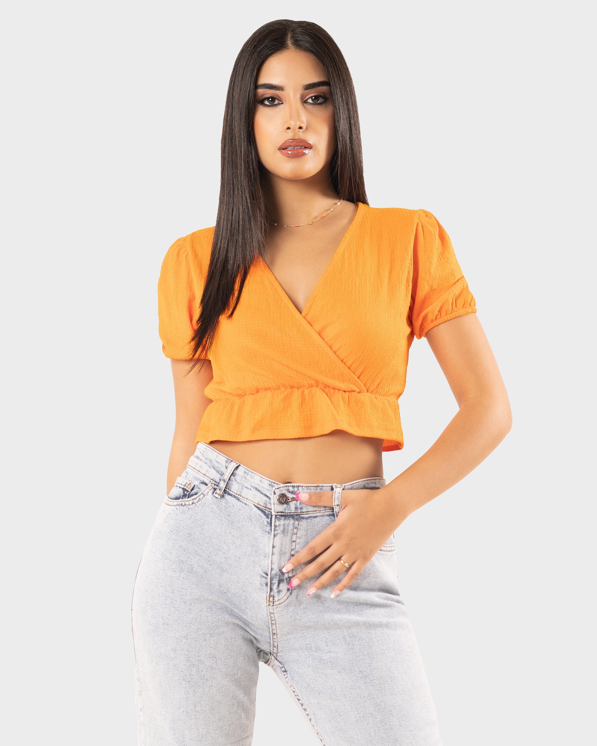 STYLE-Orange-Vie Crop Top