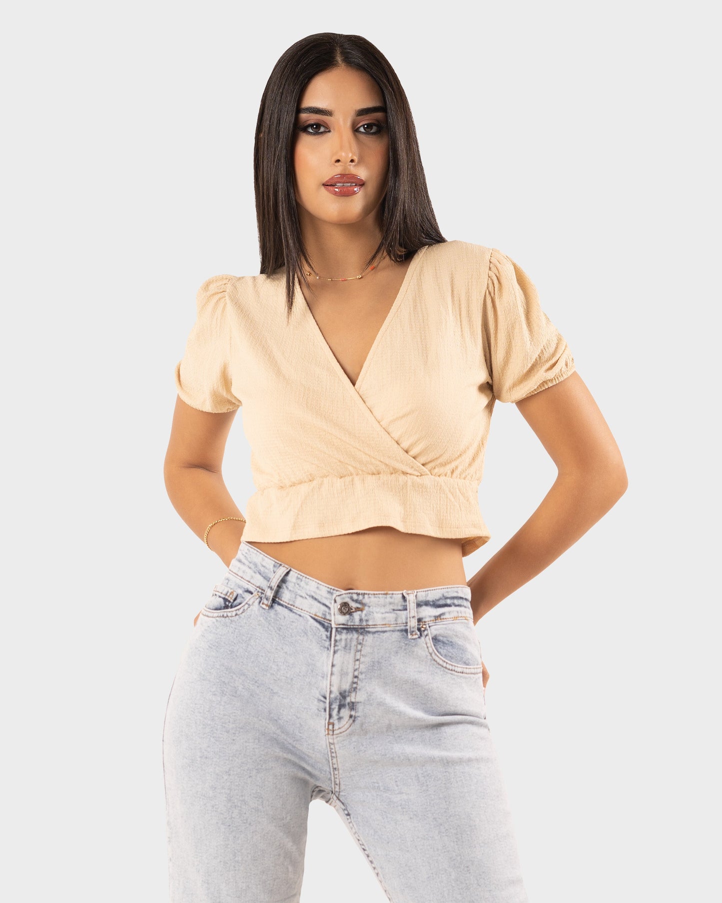 STYLE-Beige-Vie Crop Top