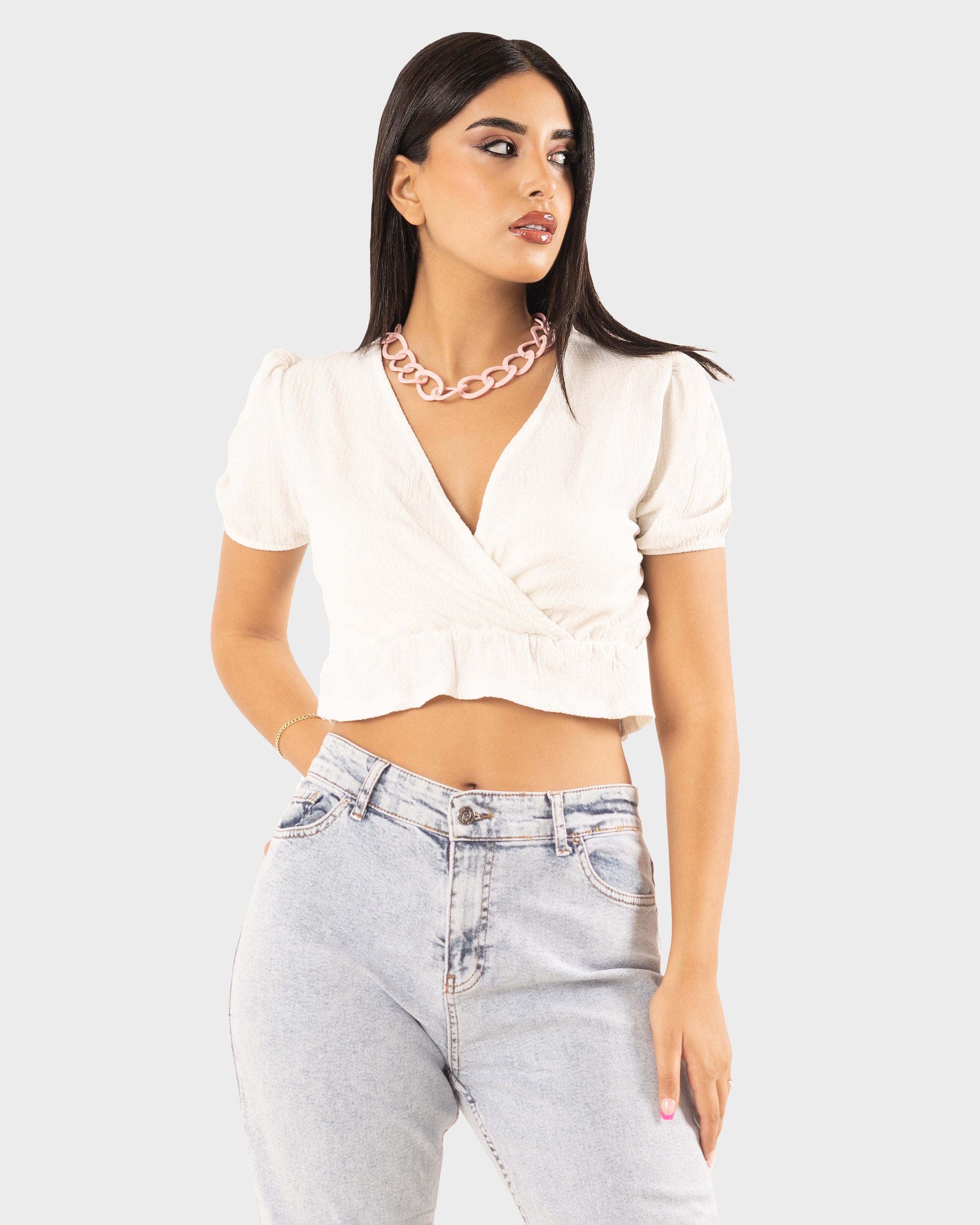 STYLE-White-Vie Crop Top