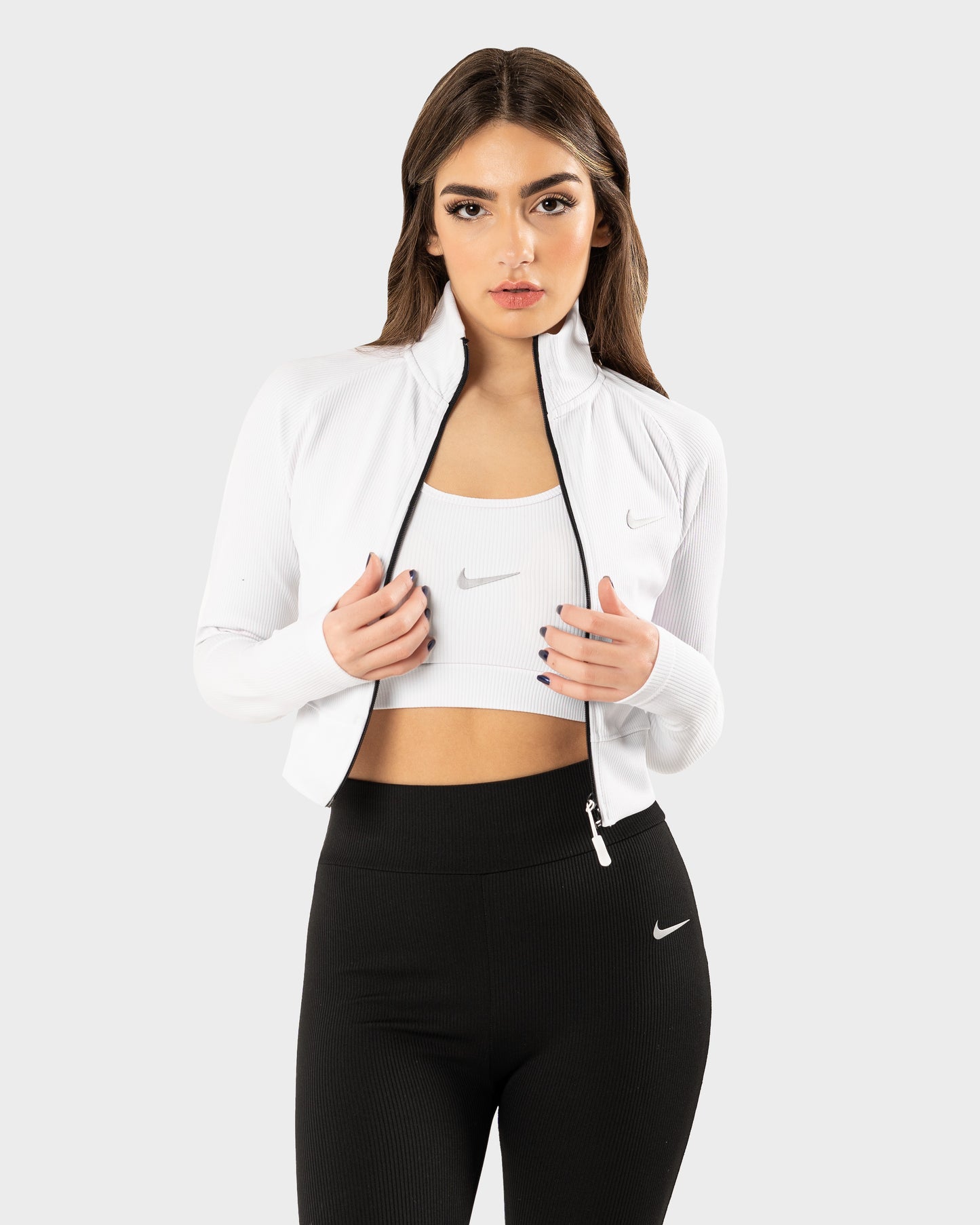 NIKE FIGURE CROPPED JACKET