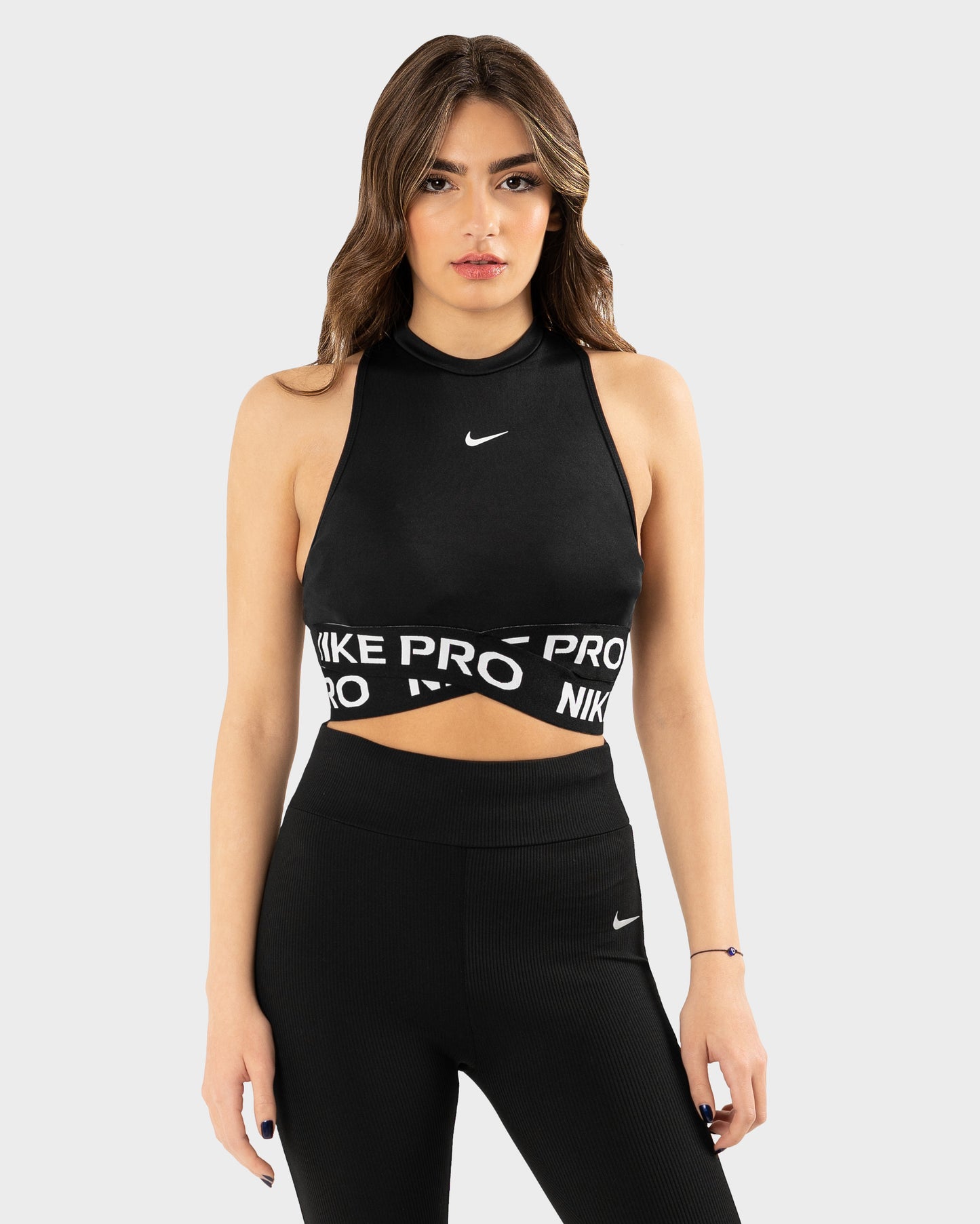 NIKE CROSSOVER CROPPED TOP