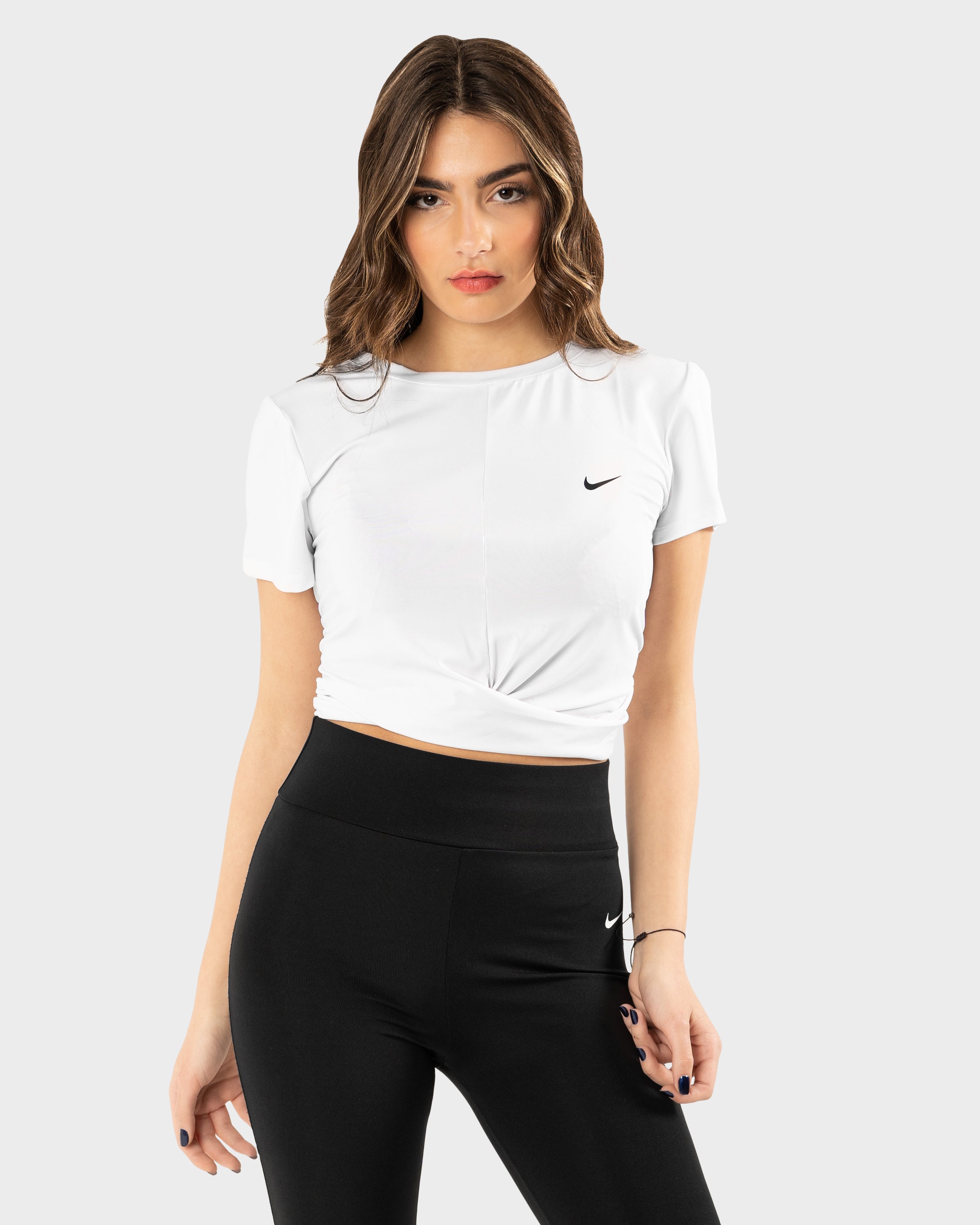 NIKE CROSSED CROP TOP