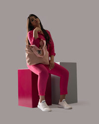 STYLE-Fushia-Solid Jumpsuit