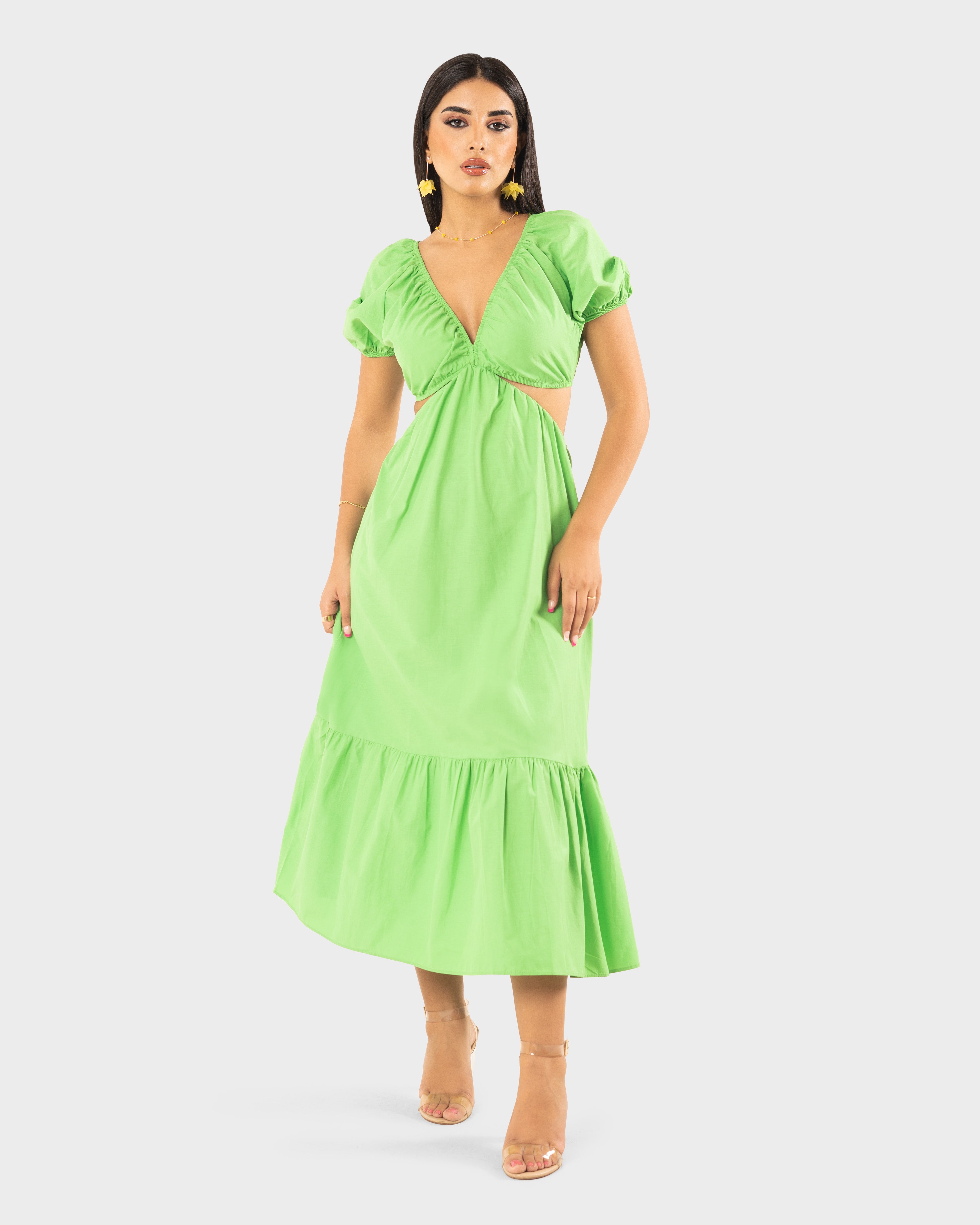 STYLE-Green-Enjoy Dress