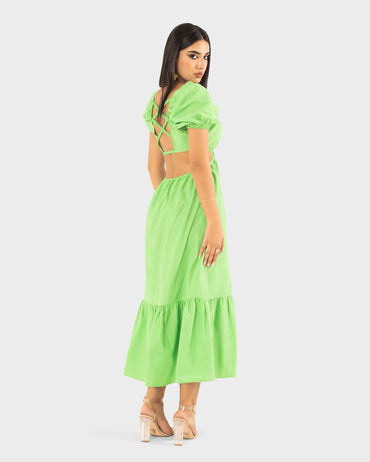 STYLE-Green-Enjoy Dress