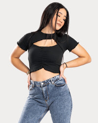 STYLE-Black-Joy Cut Crop Top