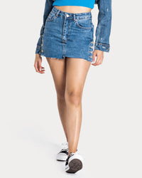 STYLE-Denim-Mini Skirt