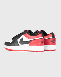 NIKE AIR JORDAN BLACK-RED LOW SHOES (6798361002086) (8195107062041)