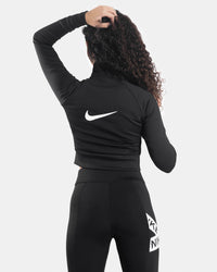 CROPPED BLACK JACKET NIKE “WOMEN’S” (6798356512870) (8195115254041)