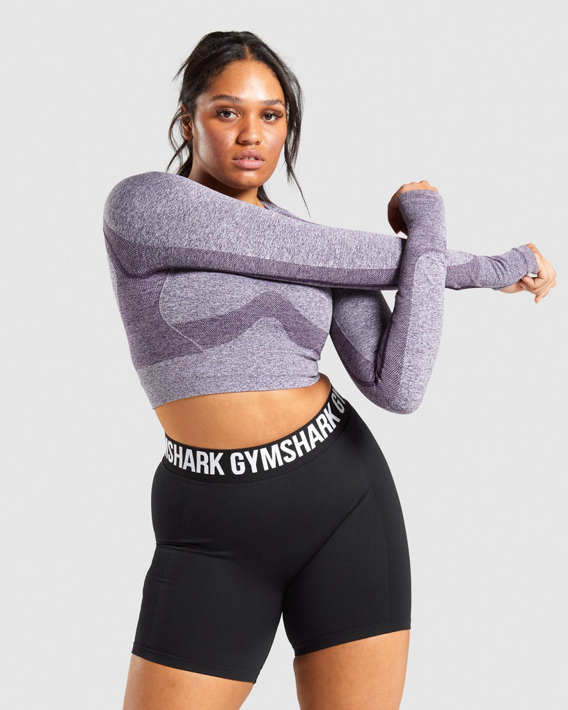 Flex long sleeve crop top hotsell