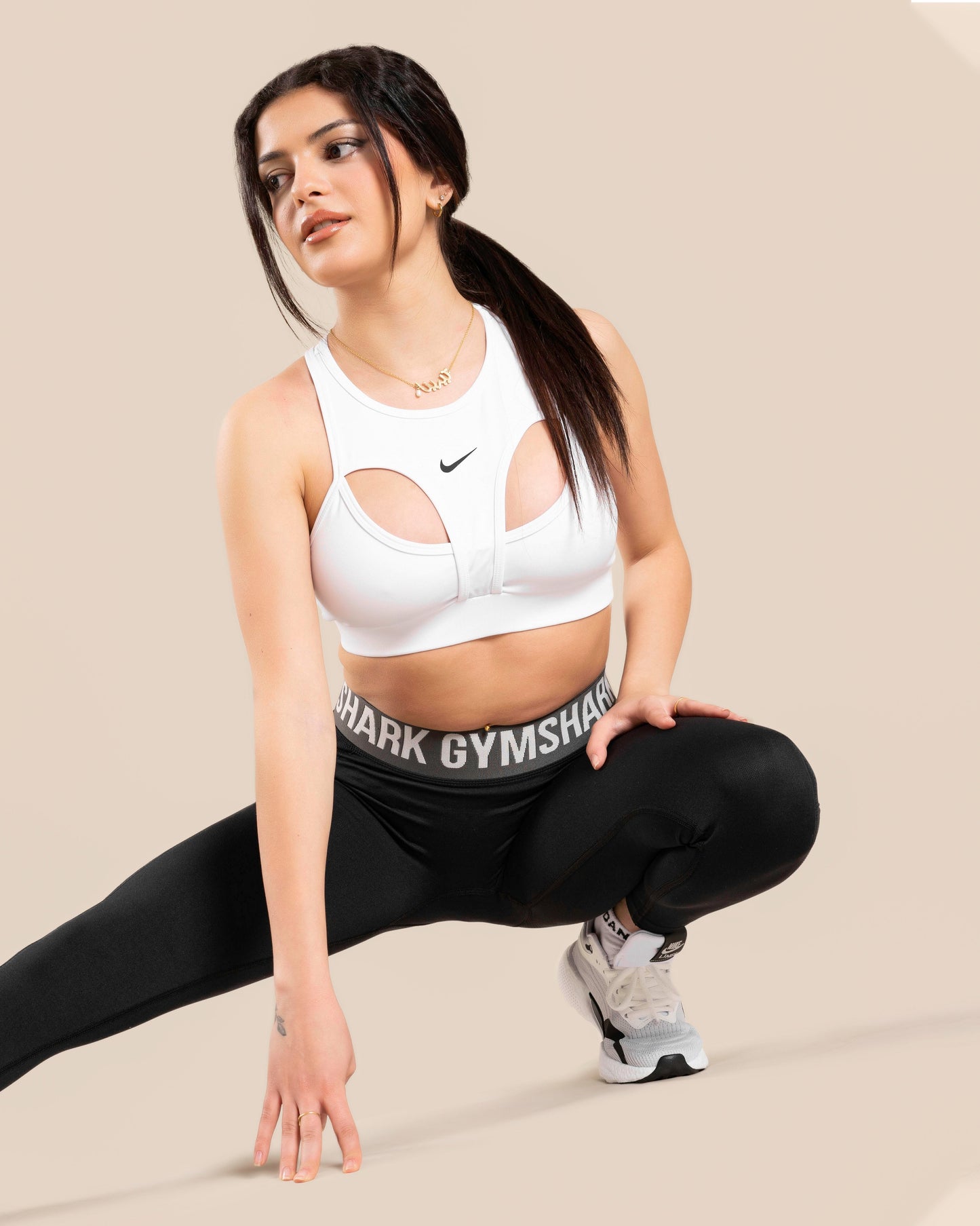 NIKE SCOOP SPORTS BRA “WOMEN’S” (6846593892454) (8195072262425)