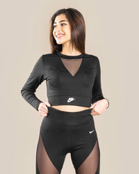 NIKE ADAPT LONG SLEEVE CROPPED TOP (6848491978854) (8195071312153)