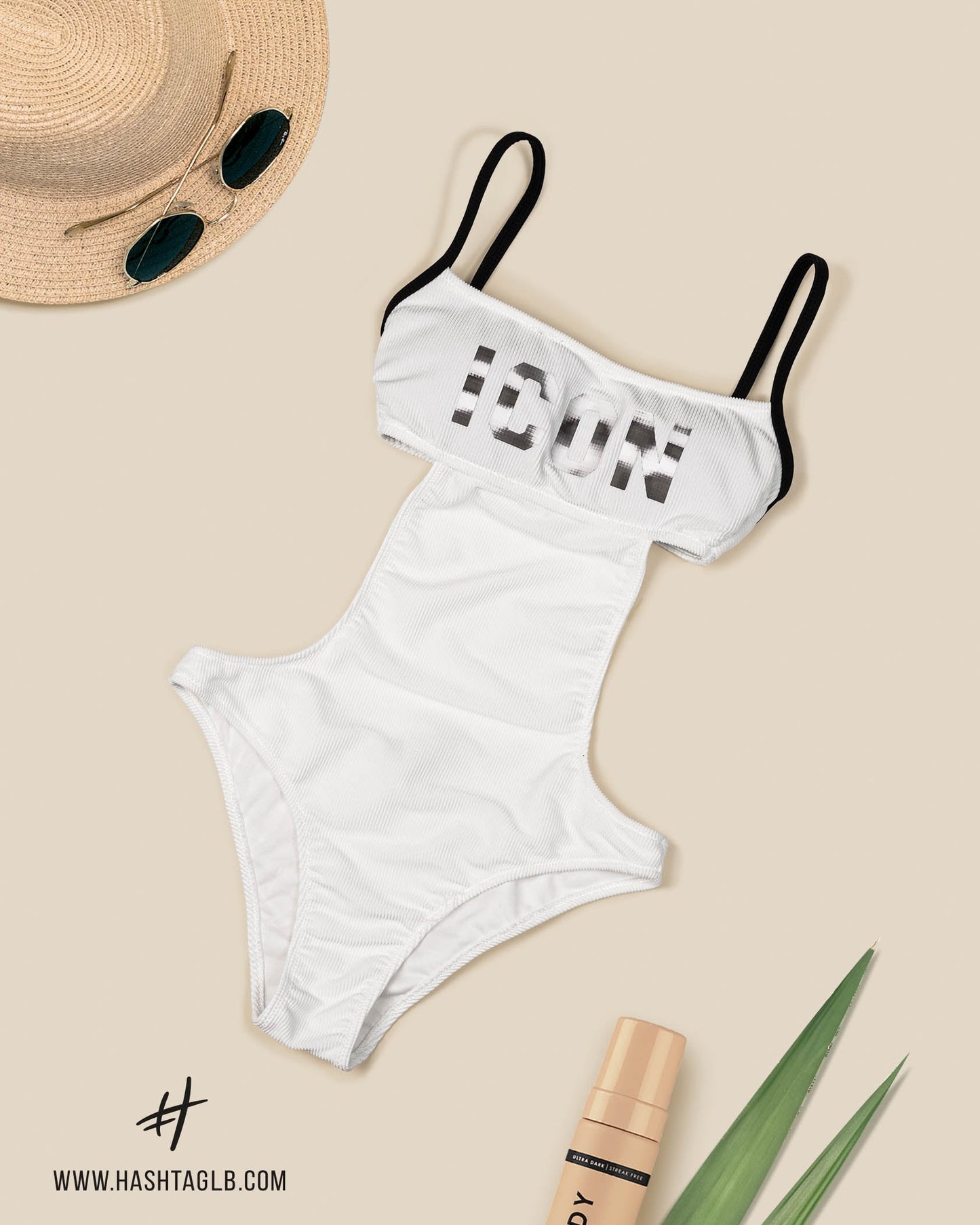 BASICS ICON DSQUARED2 SWIMSUIT (6798340128870) (8195166863641)